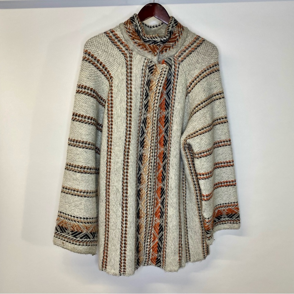 H&M wool blend open front sweater jacket